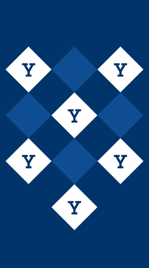 Checkered Yale University Background Wallpaper