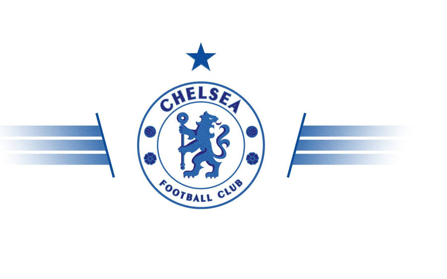 Chelsea Emblem In White Wallpaper