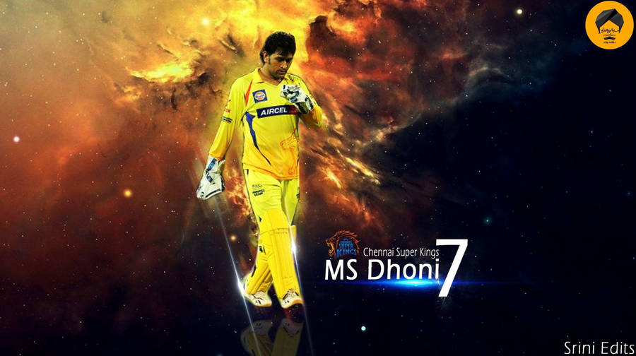 Chennai Super Kings Dhoni 7 Wallpaper