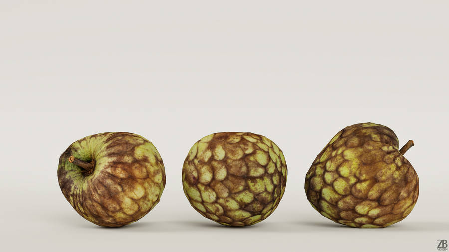 Cherimoya Decayed Fruit Wallpaper