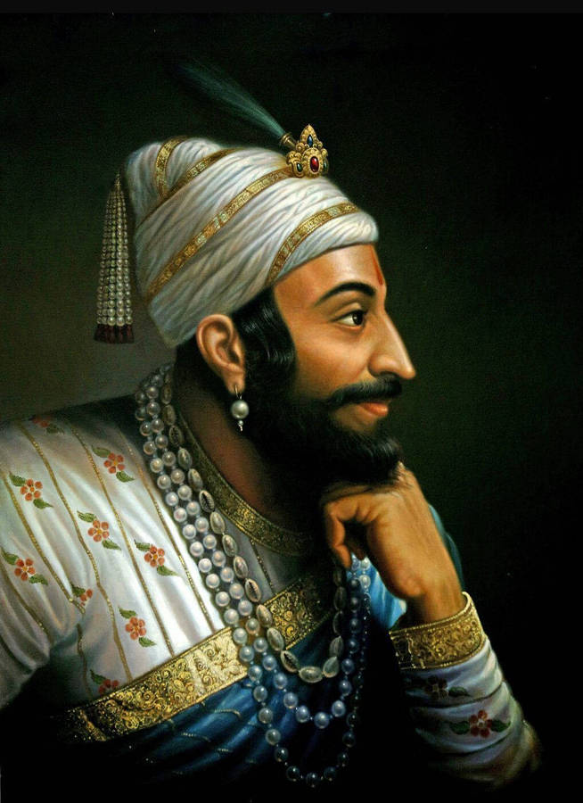 Chhatrapati Shivaji Maharaj Side Profile Wallpaper