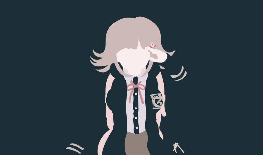 Chiaki Nanami Vector Art Wallpaper