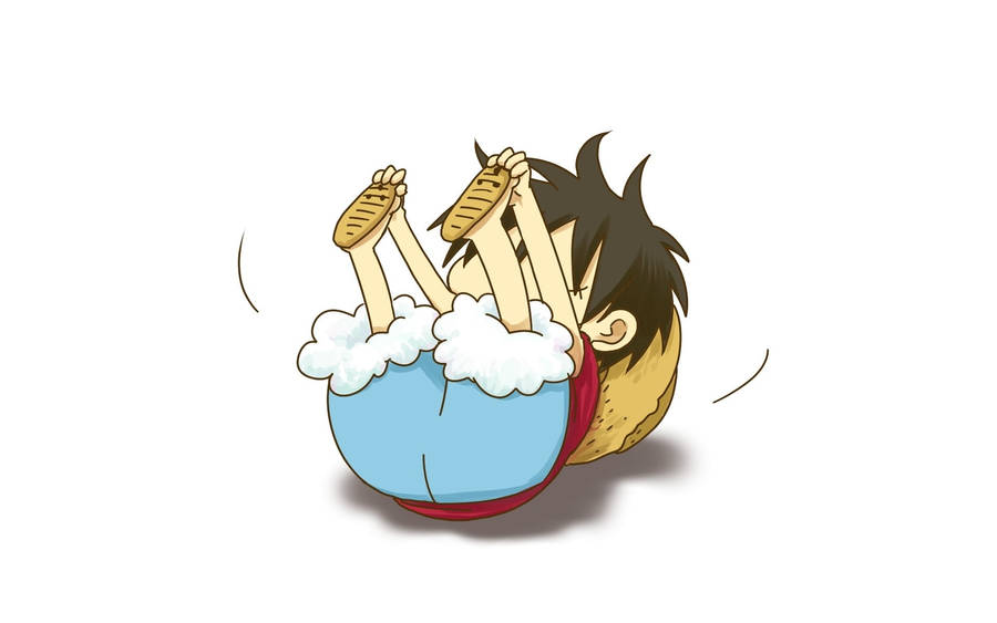 Chibi Anime Monkey D. Luffy Wallpaper