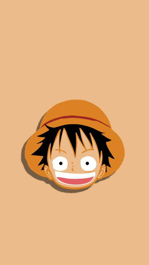 Chibi Luffy Smile Wallpaper