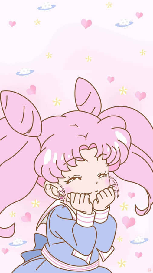 Chibi Usa As Sailor Moon Wallpaper