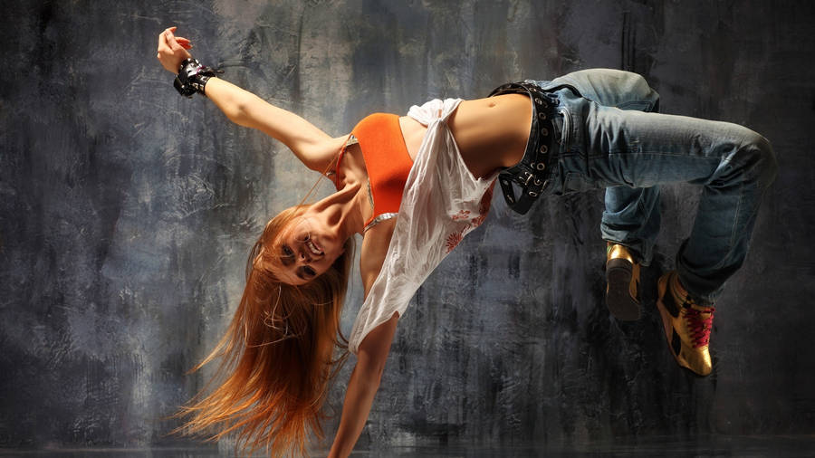 Chic Girl Hip Hop Dance Pose Wallpaper