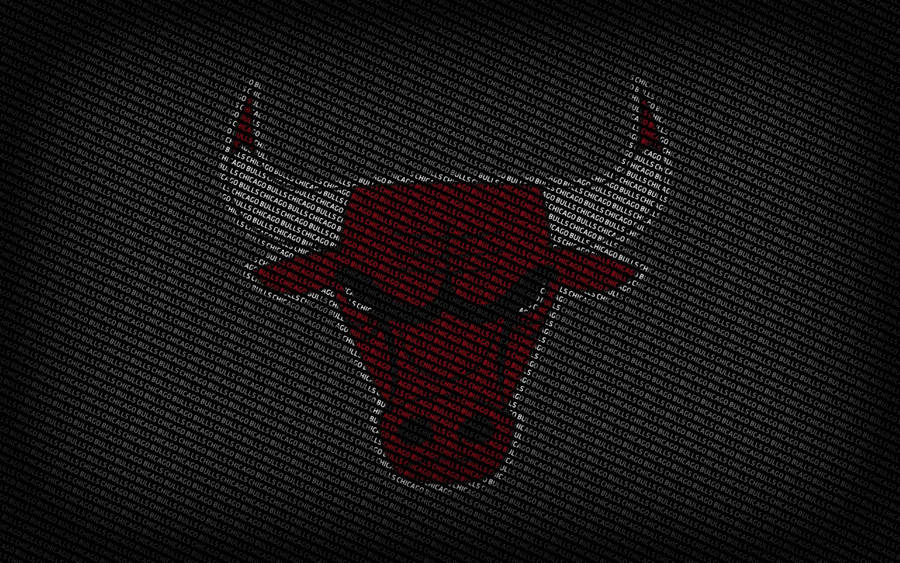 Chicago Bulls Fine Name Logo Wallpaper