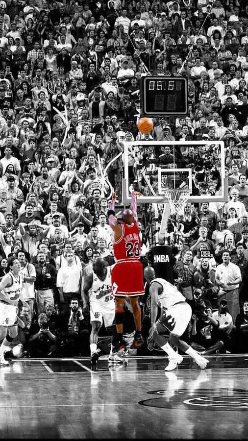 Chicago Bulls Jordan Last Shot Wallpaper