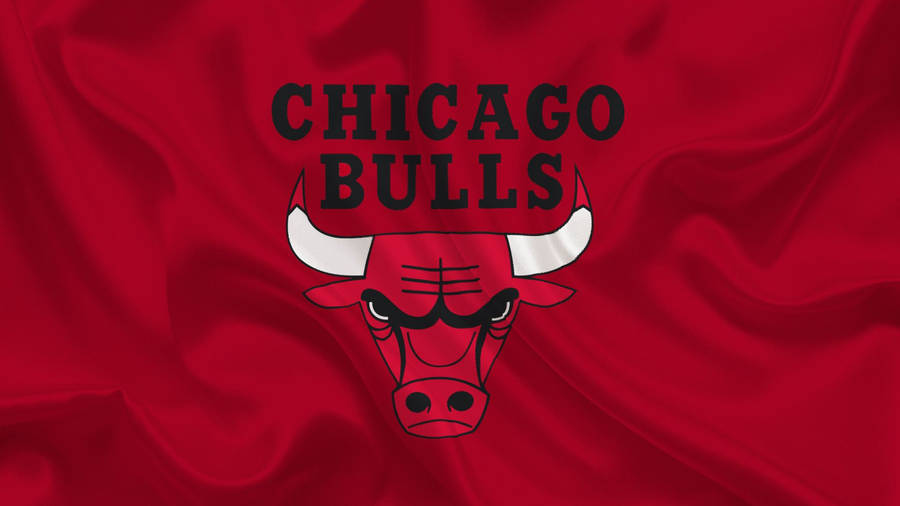 Chicago Bulls Satin Flag Logo Wallpaper