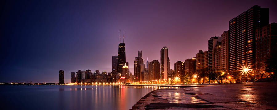 Chicago Park District City View Wallpaper