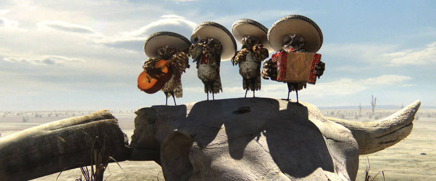 Chicano Mariachi Band In Rango Wallpaper