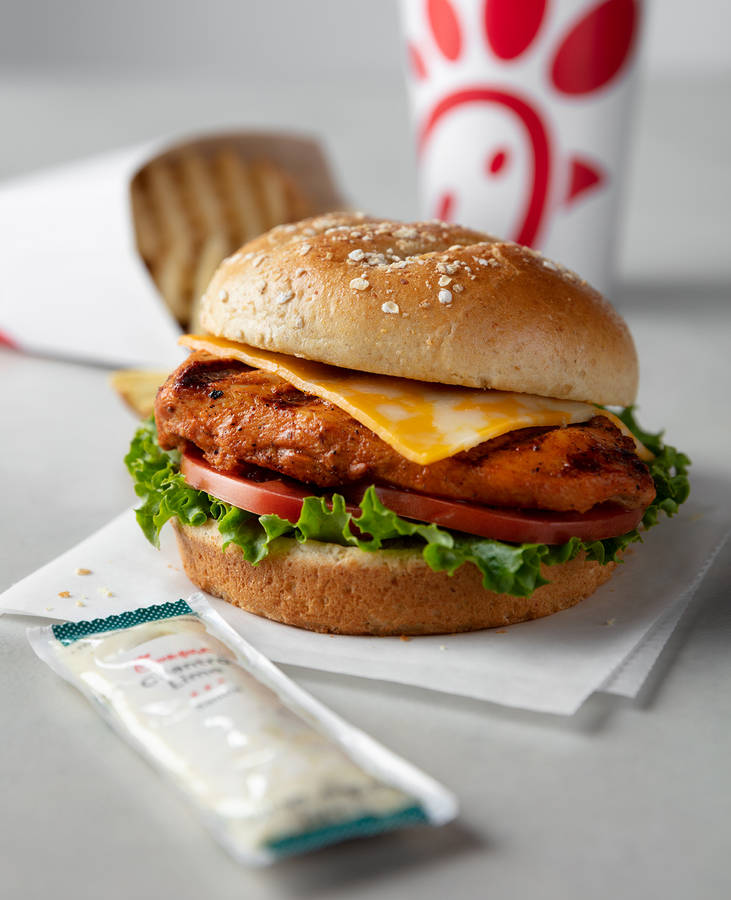 Chick Fil A Grilled Chicken Sandwich Wallpaper