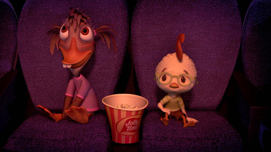 Chicken Little And Abby Wallpaper