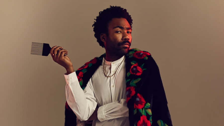 Childish Gambino Stylish Pose Wallpaper