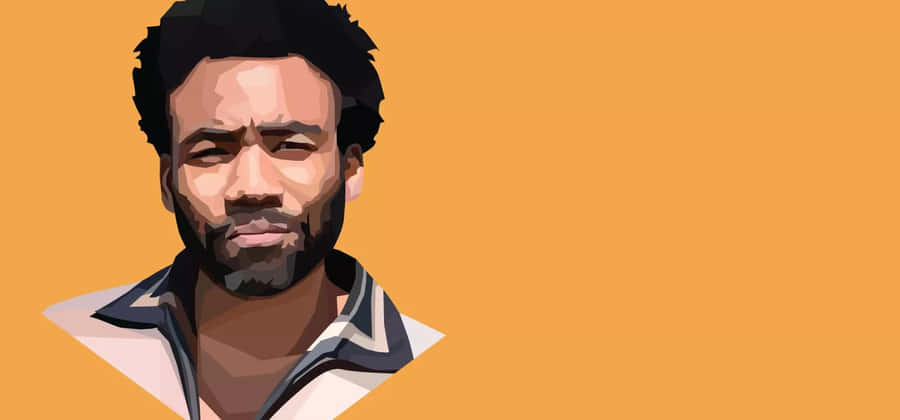 Childish Gambino Vector Portrait Wallpaper