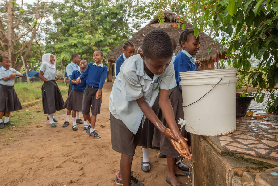 Children In Tanzania Wallpaper