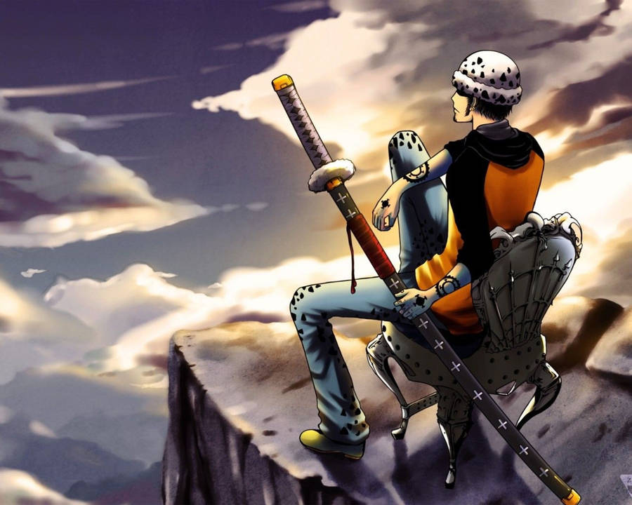 Chilling Trafalgar Law Wallpaper