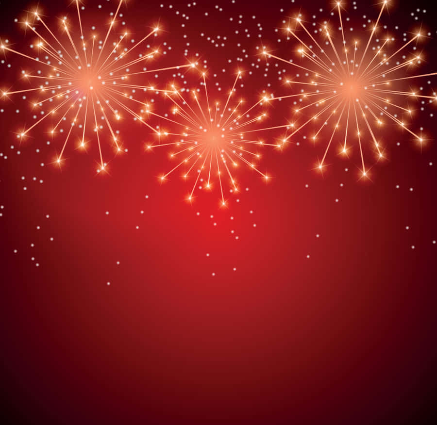 Chinese New Year Fireworks Background Poster Wallpaper