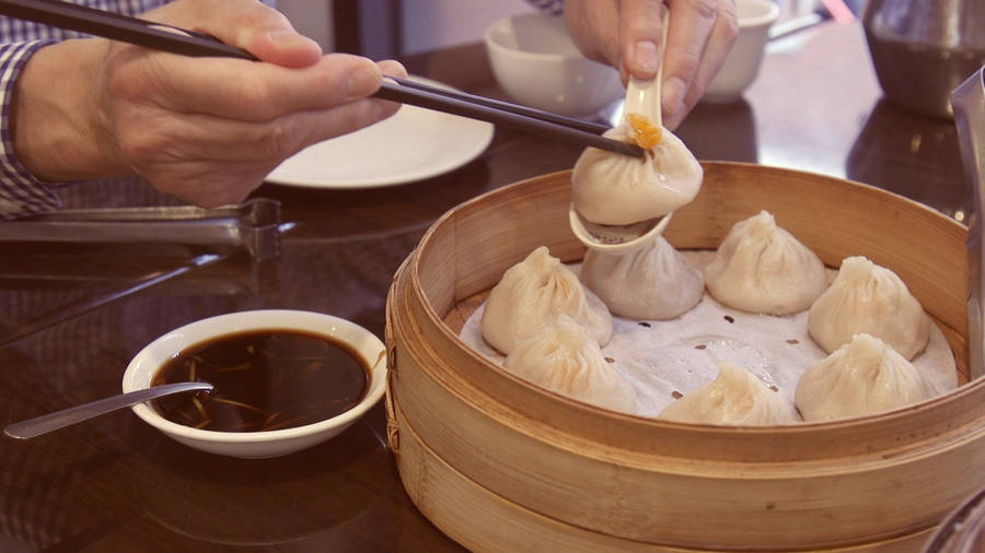 Chinese Xiaolongbao Soup Dumpling Food Wallpaper