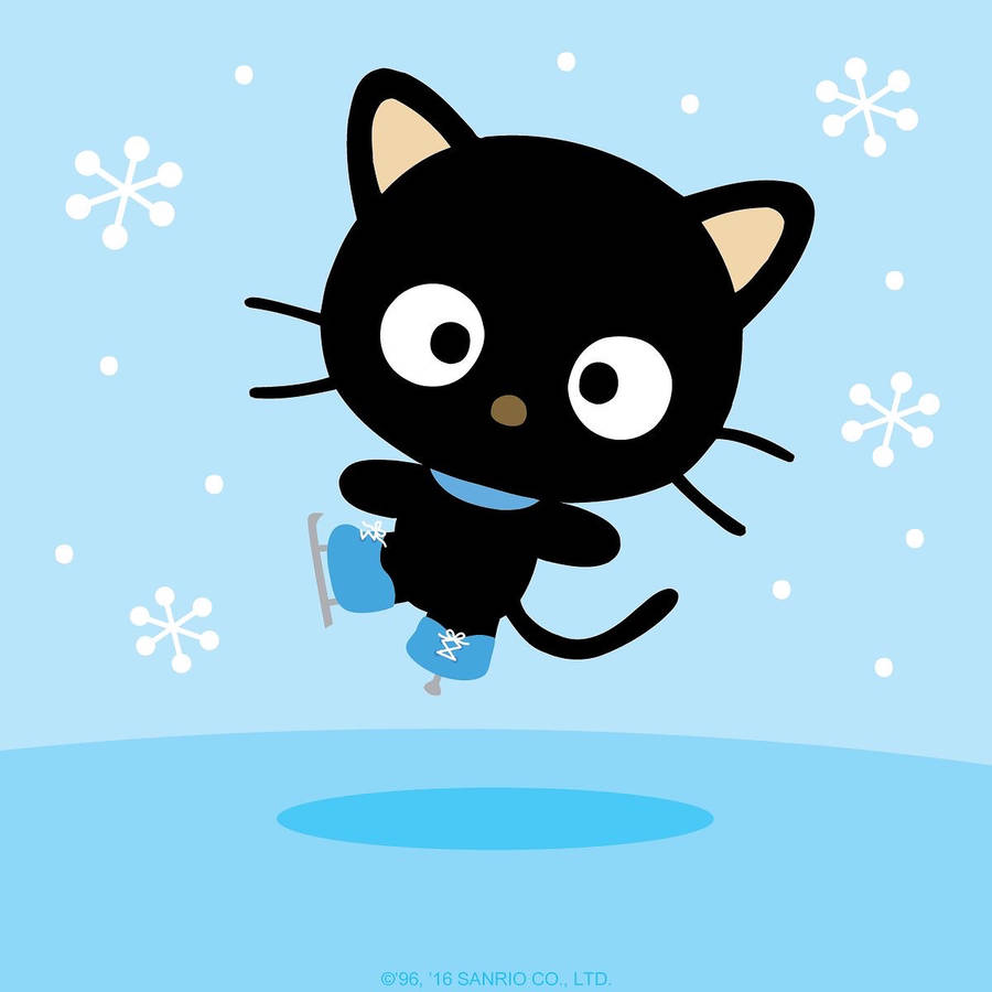 Chococat In Snow Wallpaper