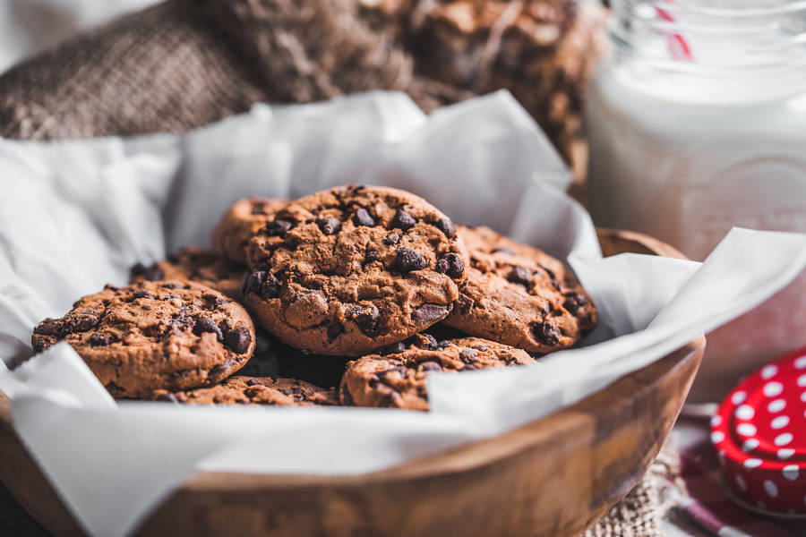 Chocolate Chip Cookies Wallpaper