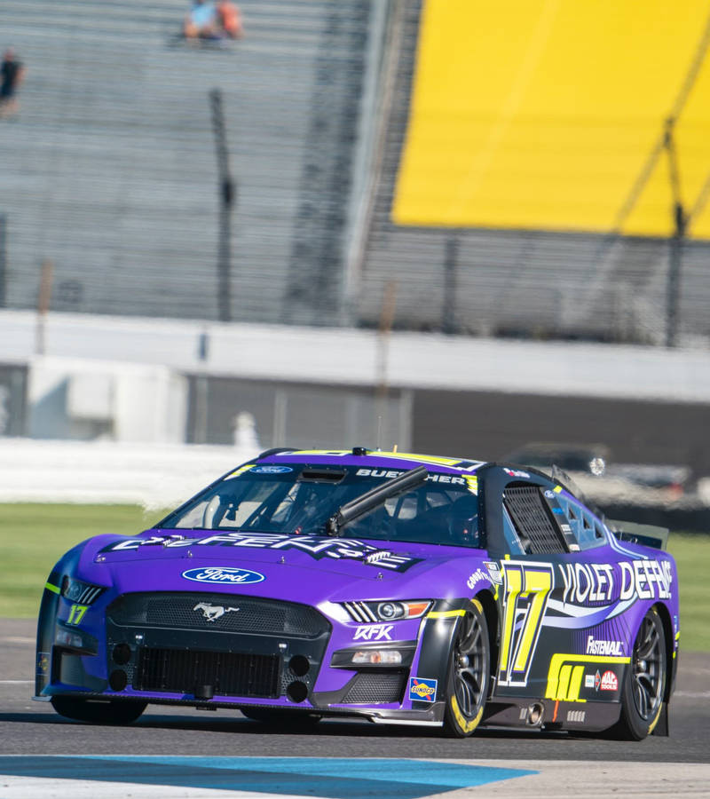 Chris Buescher Purple Car Wallpaper