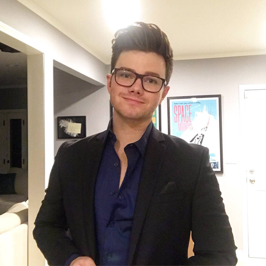 Chris Colfer Backstage Shot Wallpaper