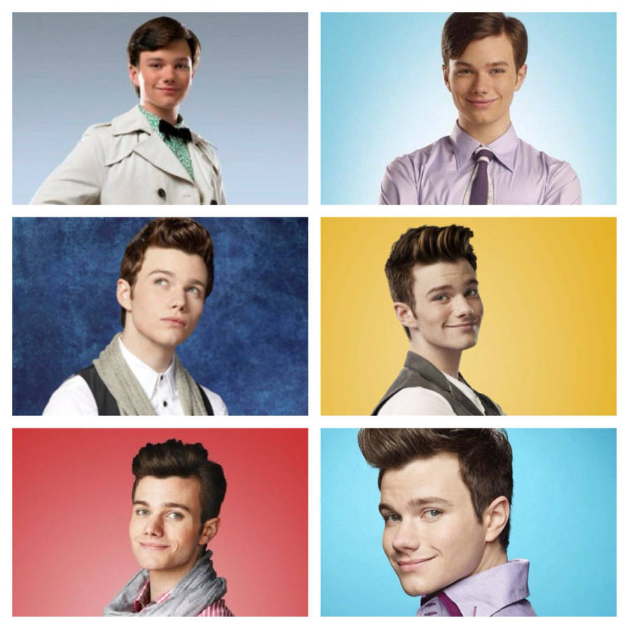 Chris Colfer Kurt Collage Wallpaper