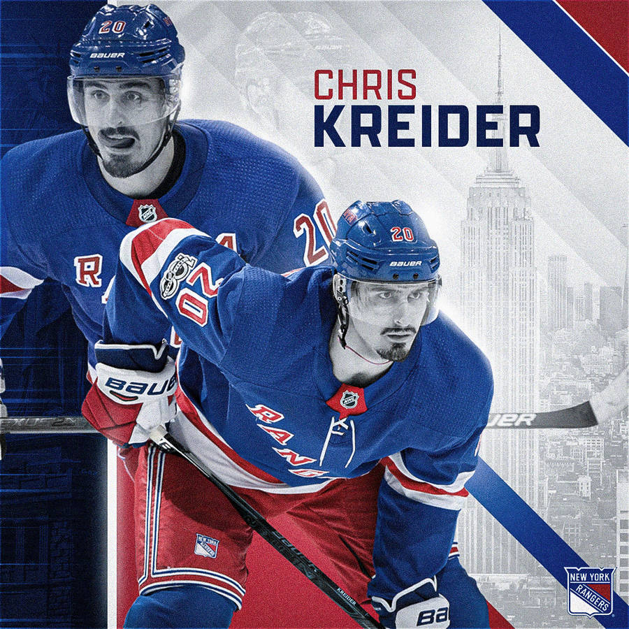 Chris Kreider Ny Rangers Player Wallpaper