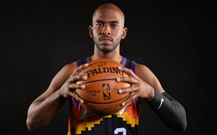 Chris Paul Phoenix Suns Jersey Wallpaper