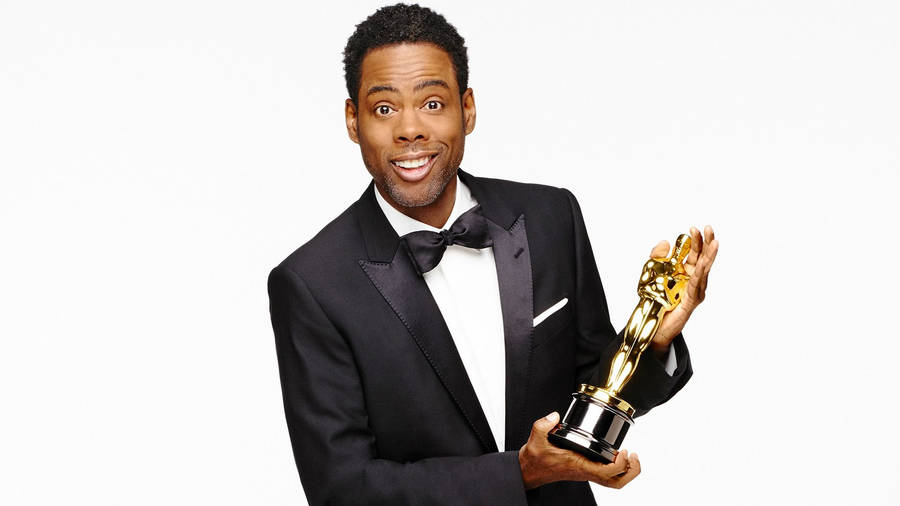 Chris Rock Oscars Award Wallpaper