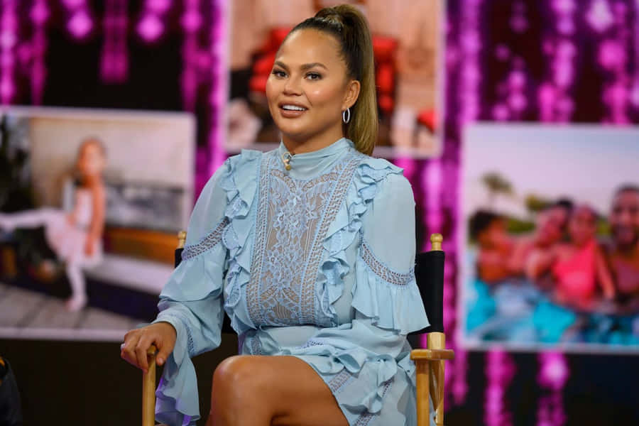 Chrissy Teigen Television Appearance Wallpaper