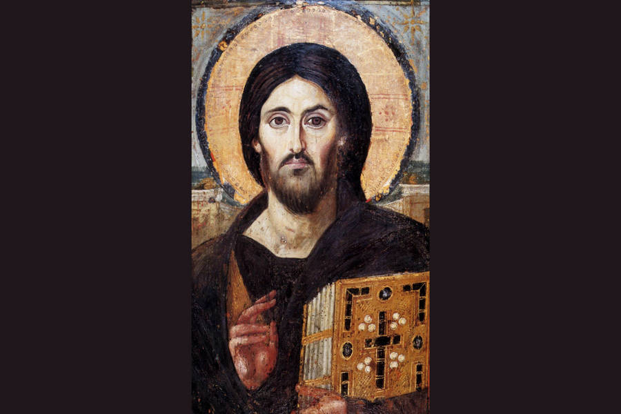 Christ Pantocrator Of Orthodox Christianity Wallpaper