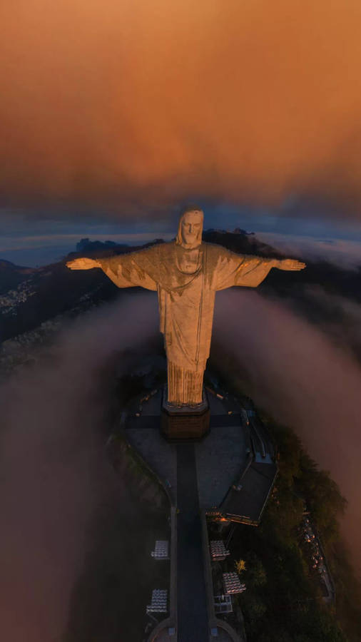 Christ The Redeemer Christian Iphone Wallpaper