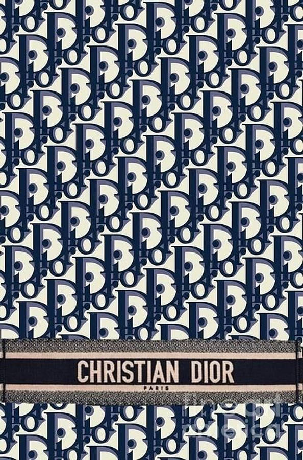 Christian Dior Pattern Wallpaper