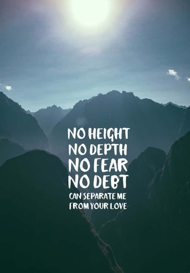 Christian Quotes About God's Love Wallpaper