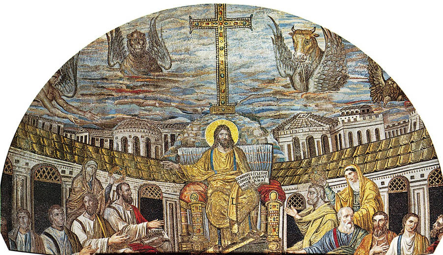 Christianity Religion Depicted In The Past Wallpaper