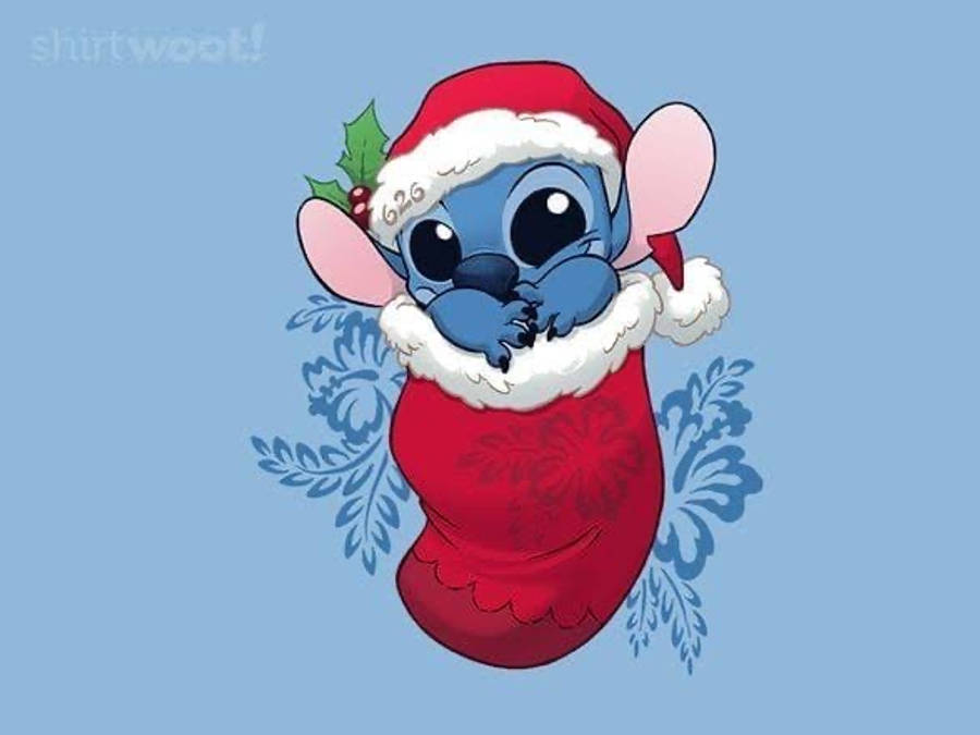 Christmas Bag Stitch Aesthetic Wallpaper