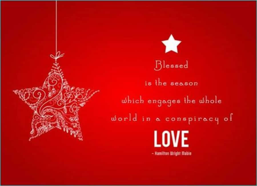 Christmas Quote Love Wallpaper