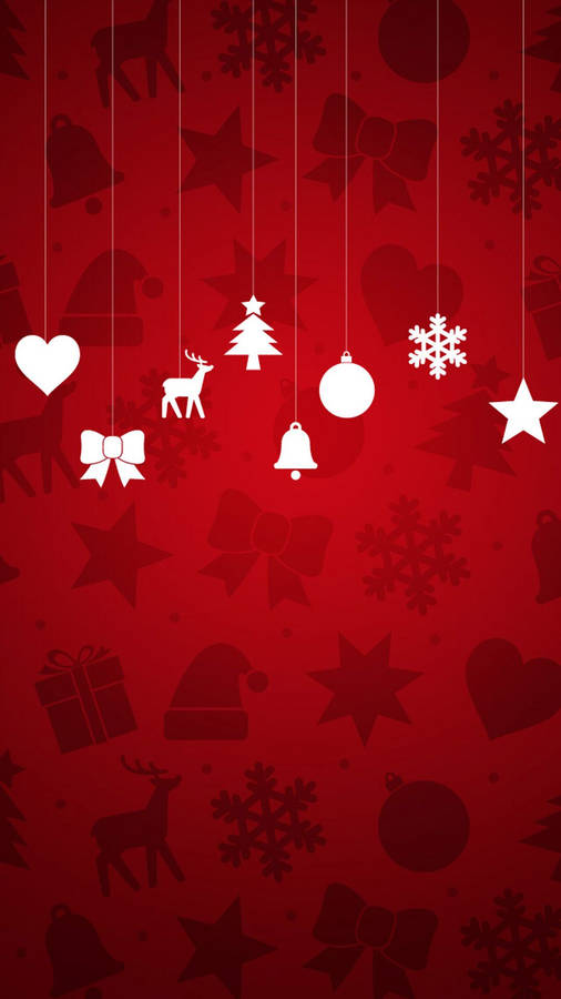 Christmas Shapes Christmas Background Wallpaper