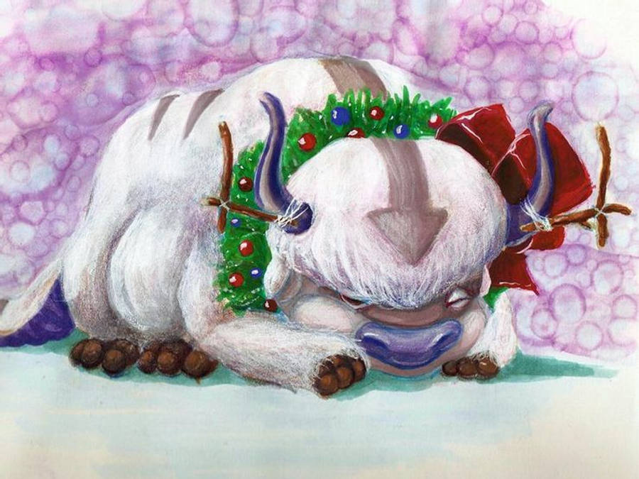 Christmas Themed Appa Wallpaper