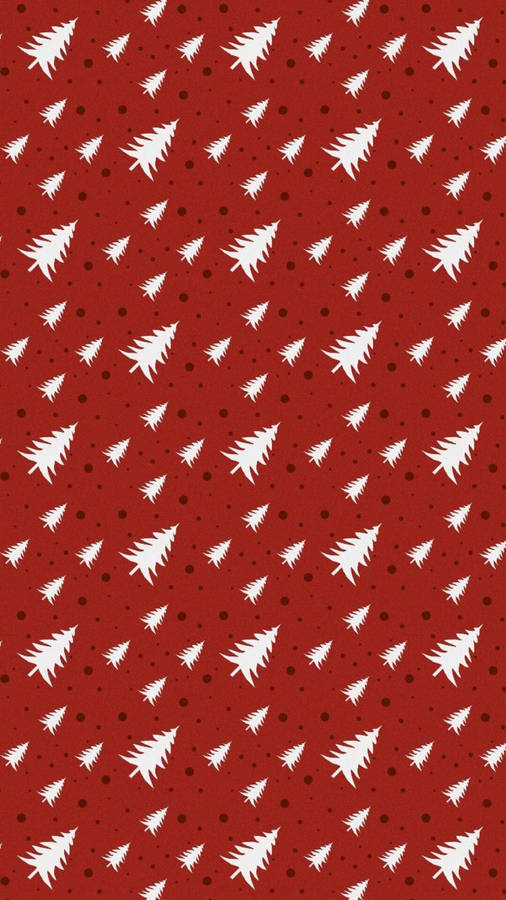 Christmas Tree Pattern Background Wallpaper