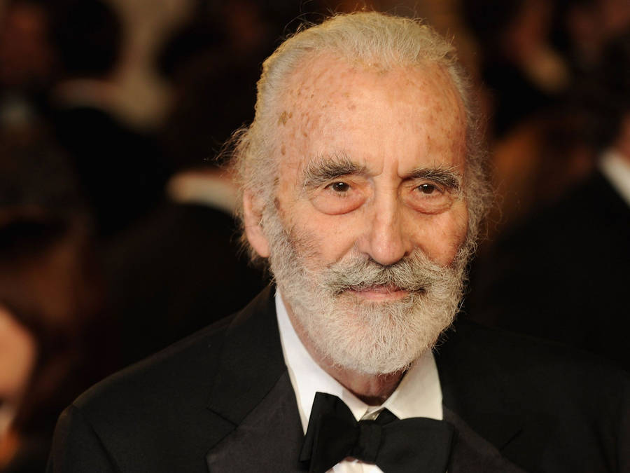 Christopher Lee Serious Look Wallpaper