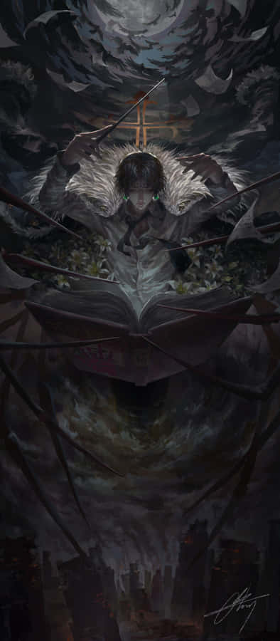 Chrollo Lucilfer As Leader Of The Phantom Troupe Wallpaper