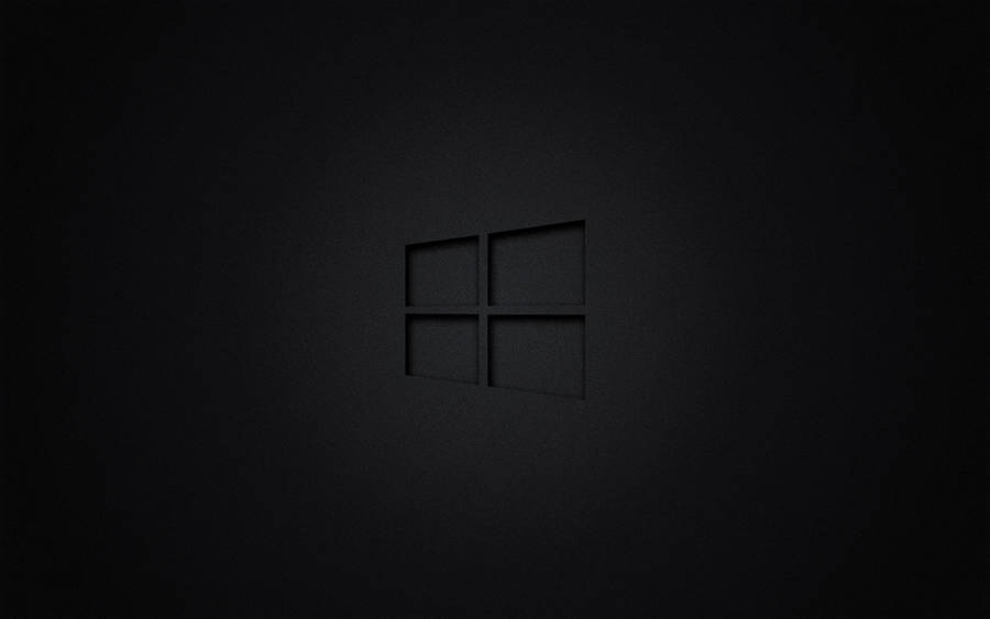 Chrome Windows Logo In Black Wallpaper
