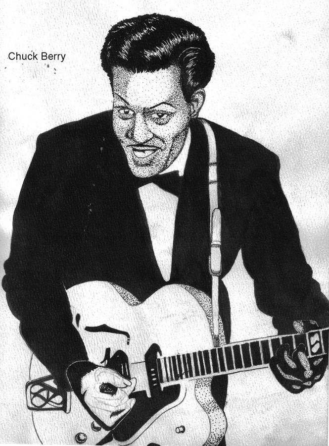 Chuck Berry Big Smile Wallpaper