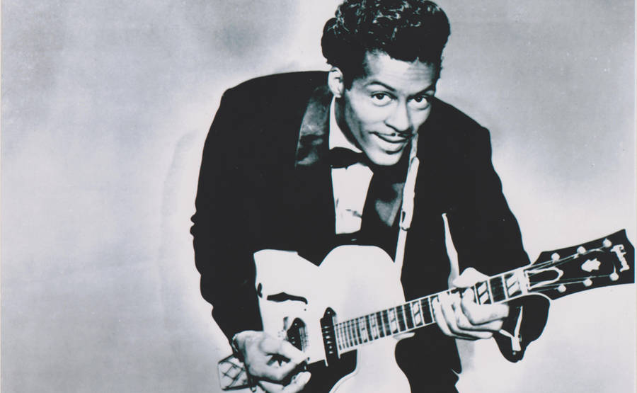 Chuck Berry Holllobody Guitar Wallpaper