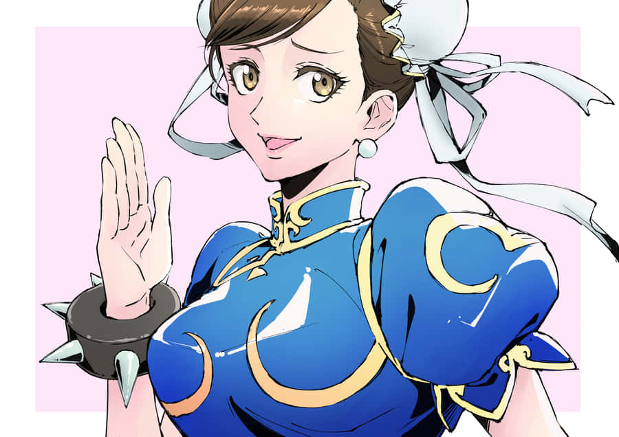 Chun Li Street Fighter Anime Style Wallpaper