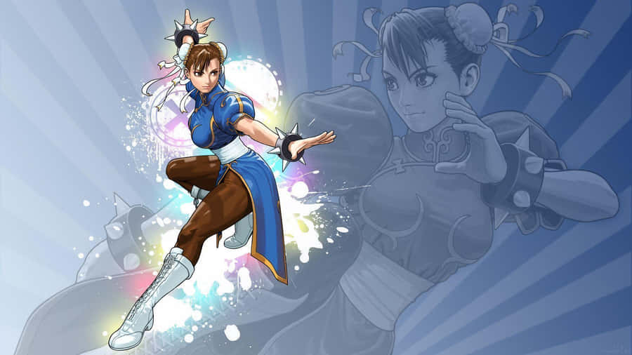 Chun Li Street Fighter Artwork Wallpaper