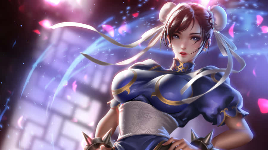 Chun Li Street Fighter Artwork Wallpaper